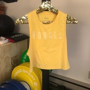 **RARE** NoBull Project Women’s Mustard crop (S)